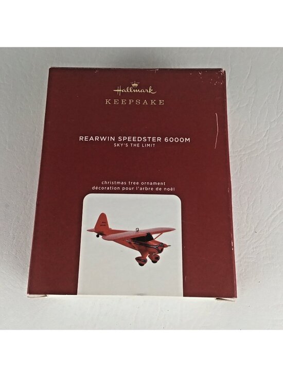 Hallmark Other - Hallmark Sky's the Limit Rearwin Speedster 6000M Christmas Ornament New 2020